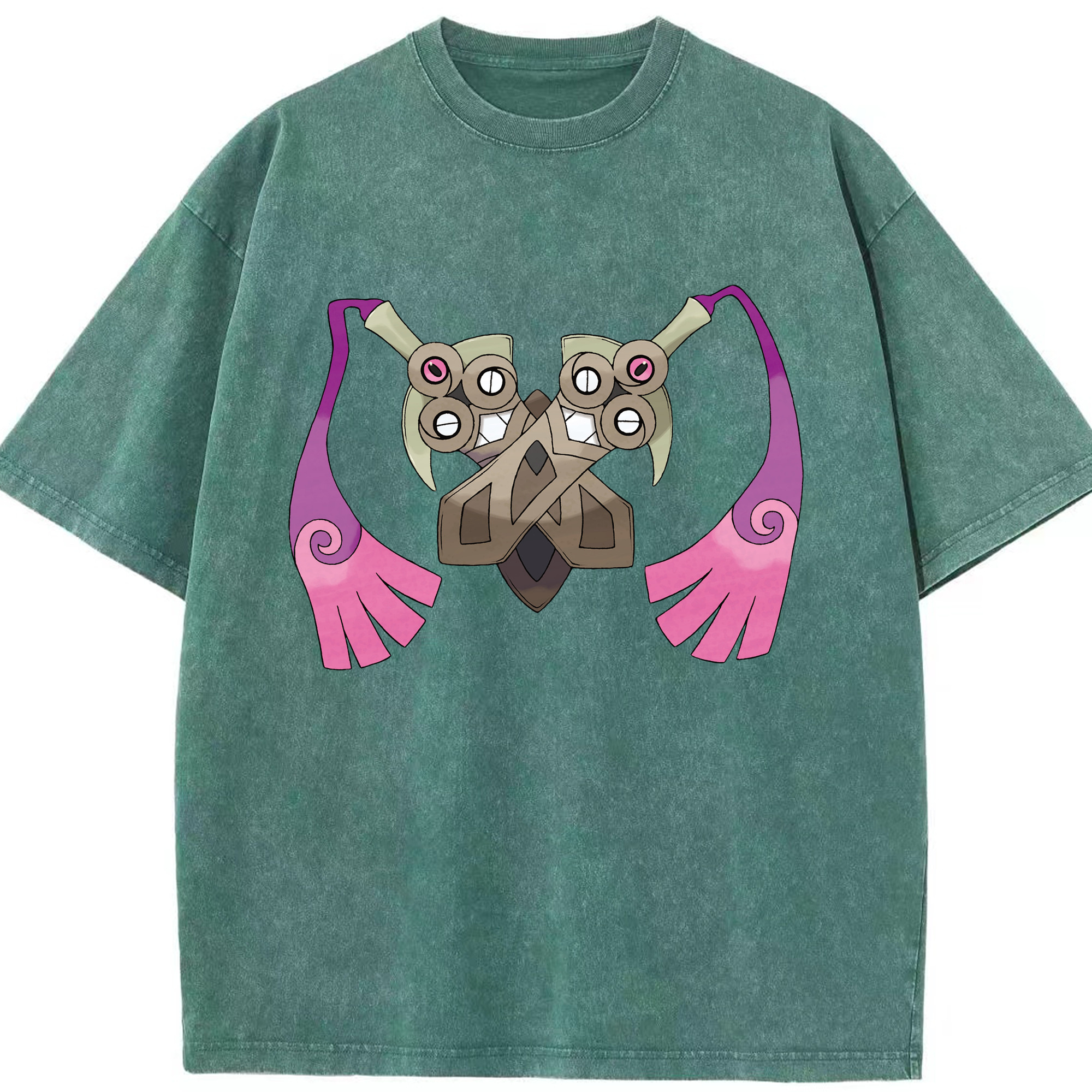 （画像用） ポケットモンスター Pokémon 綿100% ヴィンテージ風 半袖Tシャツ（フロントプリント）